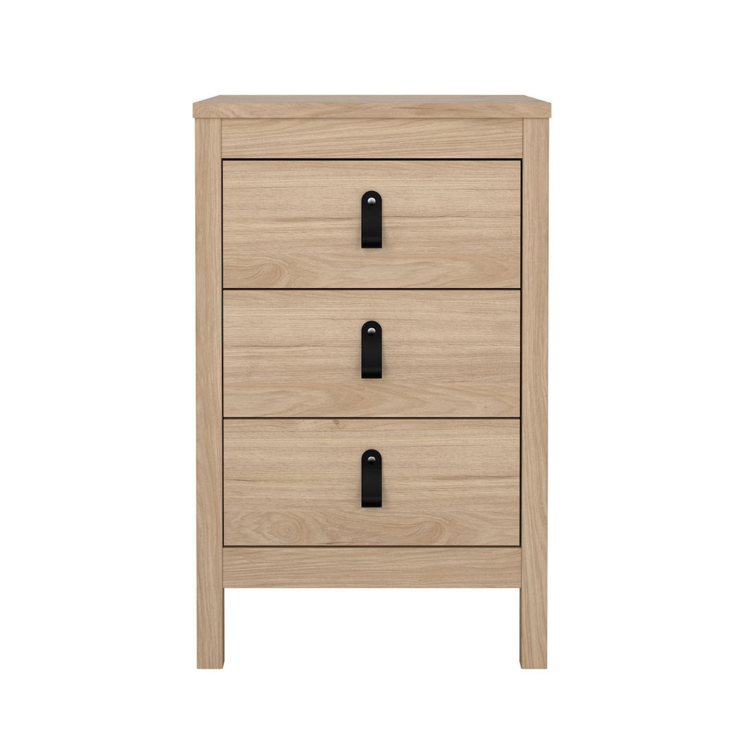 NACHTTISCH, Madrid, Eiche, Holzwerkstoff, 44 x 39 x 71 cm - Eichefarben, Holzwerkstoff (44/71/39cm) - ebuy24