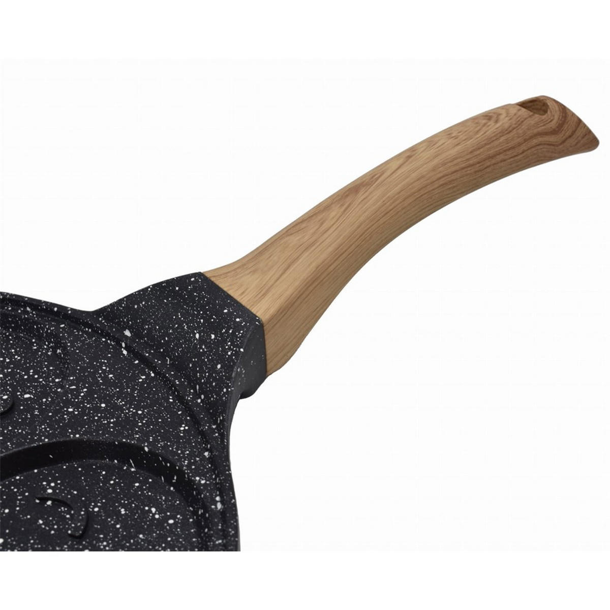 PFANNKUCHENPFANNE Schwarz 43/26/2 cm KS5118 - Schwarz, Metall (26cm) - Krisberg 