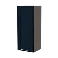 HÄNGESCHRANK Salo W4/40 Grau / Indigo Matt 40 / 32,5 / 96cm - Dunkelblau/Grau, Holz/Holzwerkstoff (40/96/32.5cm) - Feldmann-Wohnen