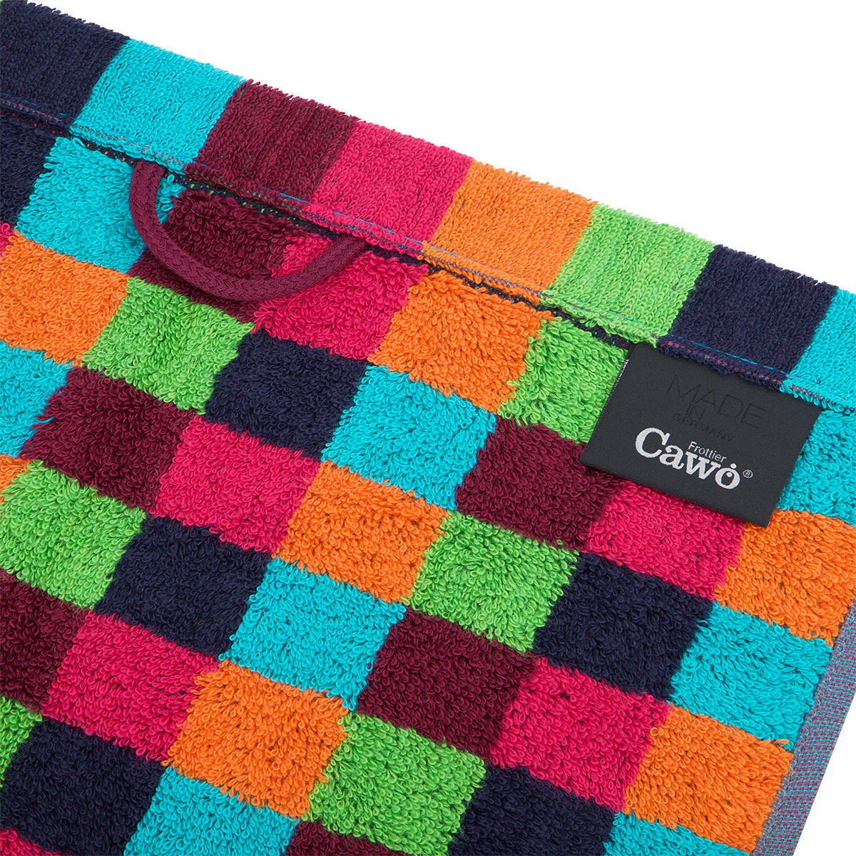 HANDTUCH Lifestyle 4er-Set - Bordeaux/Multicolor, Textil (50/100cm) - Cawoe