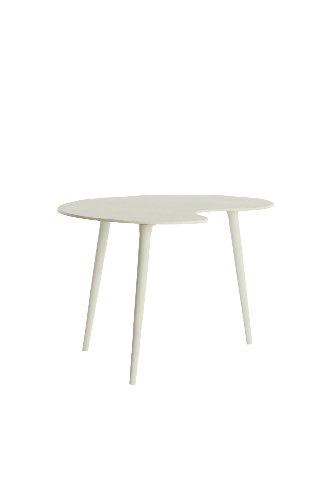 BEISTELLTISCH Linos Weiß 67/49/41 cm - Weiß, Metall (67/49/41cm) - Light & Living