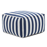 OUTDOOR Pouf Sitzsack SOFT für Garten & Terrasse, Blau - Blau, Textil (70/40/70cm) - Muffo
