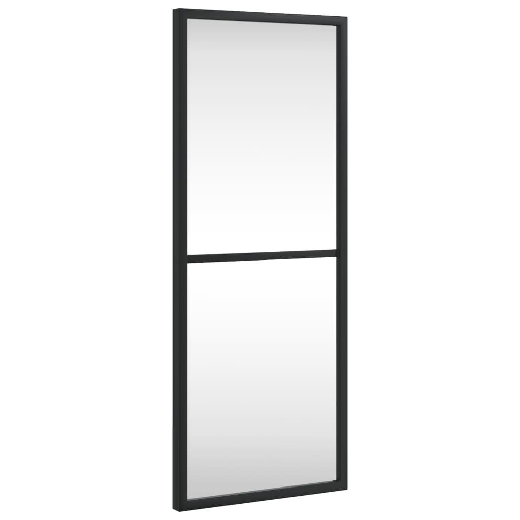 WANDSPIEGEL Schwarz 20x50 cm Rechteckig Eisen - Schwarz, Metall (20/50/50cm) - furnicato