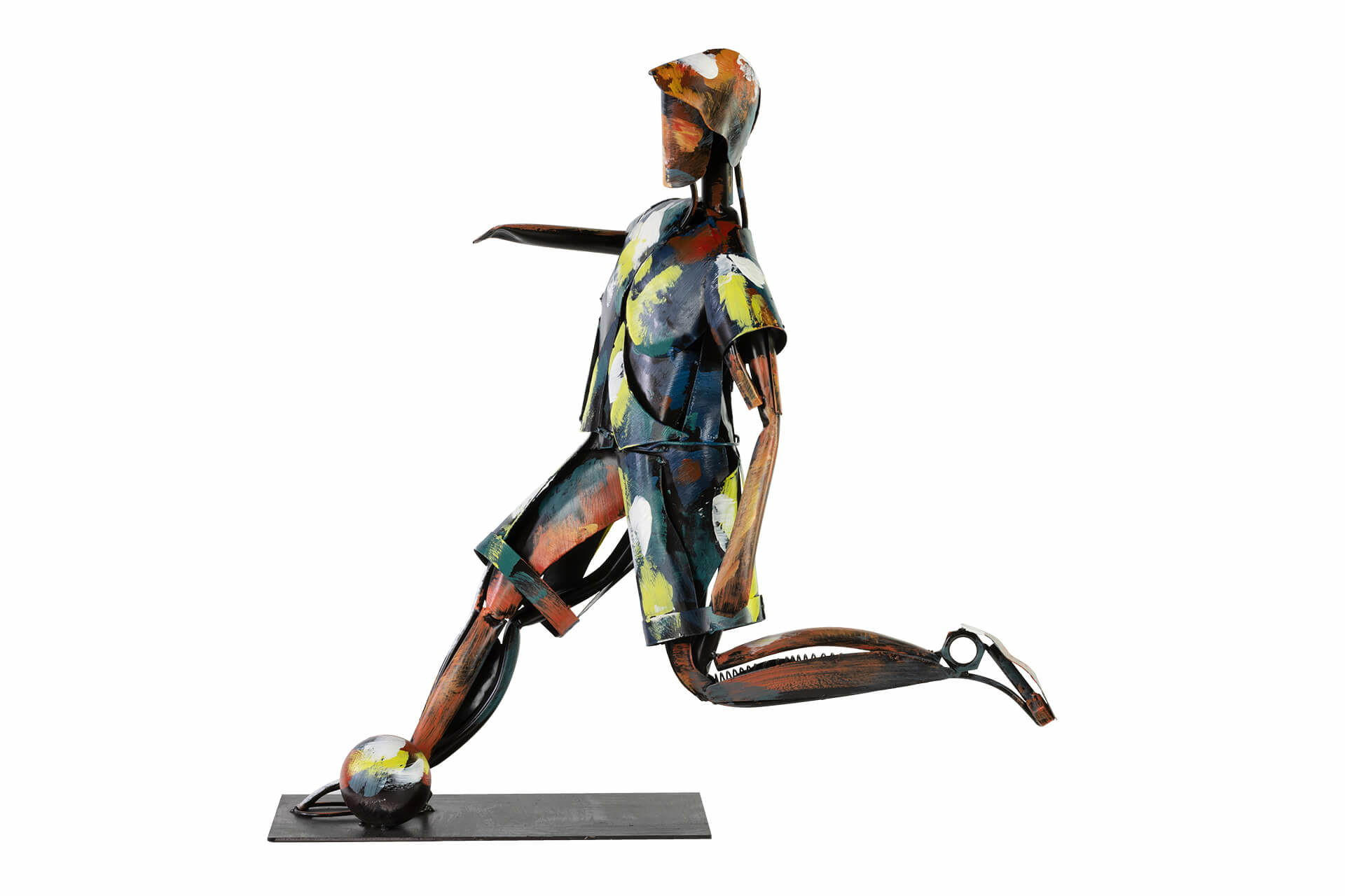 METALLSKULPTUR Bunt 60/60 cm - Multicolor, Metall (1.5/60/35cm) - KUNSTLOFT
