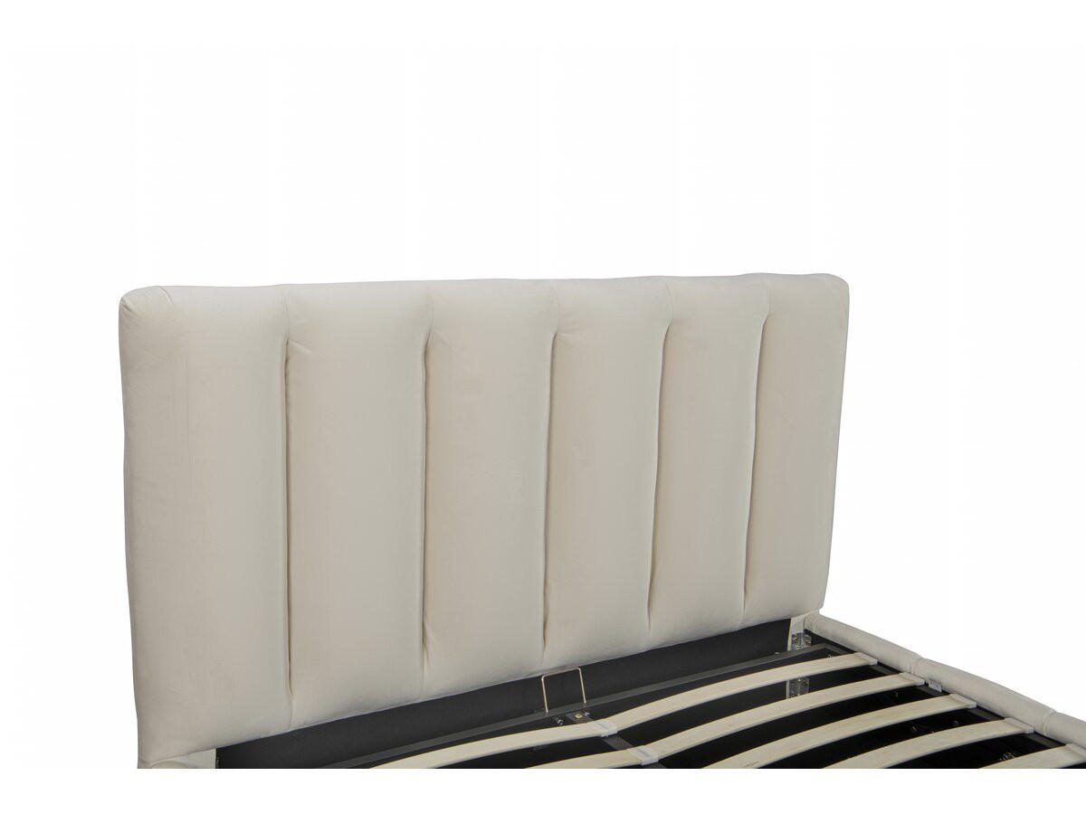 BETT annie beige - Beige, Holz/Textil (160/200cm) - Habitat Garten
