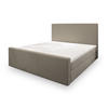 BOXBETT ALORIA 180x200 cm mit Matratze und Topper - Beige - Beige, Holz (180/200cm) - MASSENO