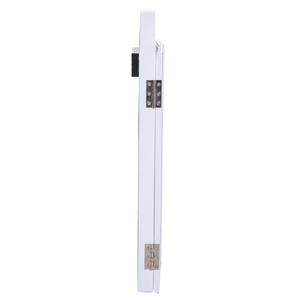 16 LEDs Kosmetikspiegel Schminkspiegel Standspiegel 180° klappbar Batterie - Weiß, Glas (53.5/4.5/73cm) - HOMCOM