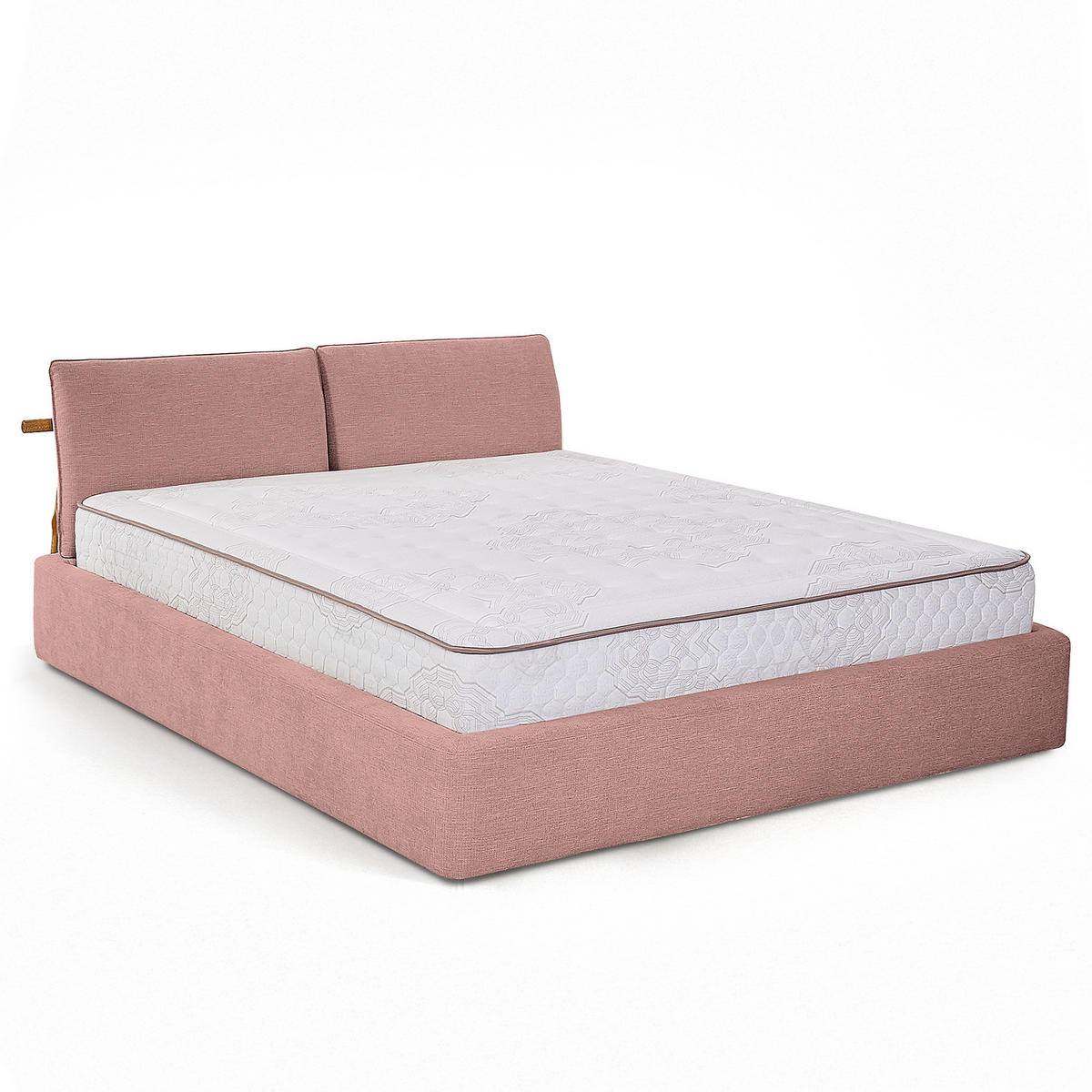 POLSTERBETT - Mauve, Textil (200/200cm) - home24