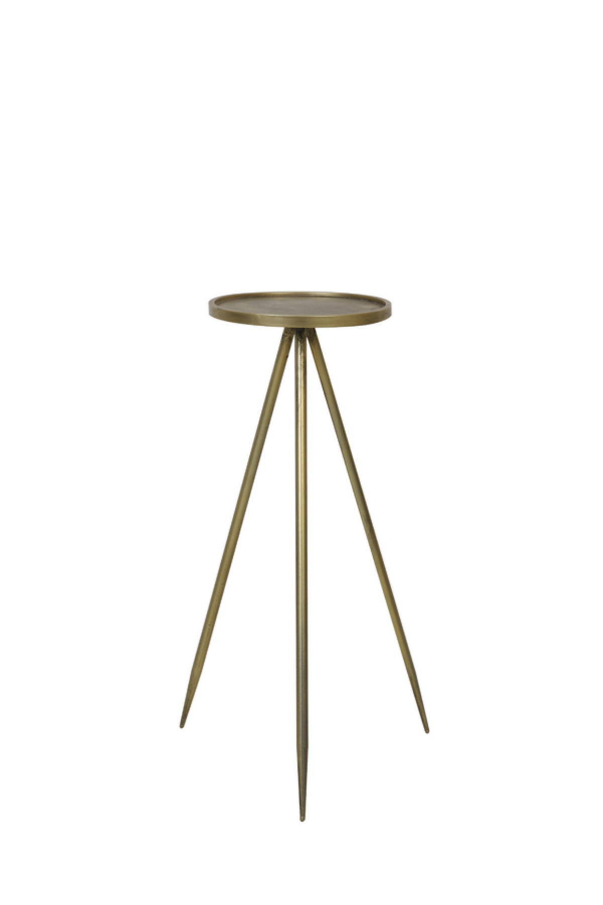 SÄULE Envira Gold Ø30/80,5 cm - Goldfarben, Metall (30/30/80.5cm) - Light & Living