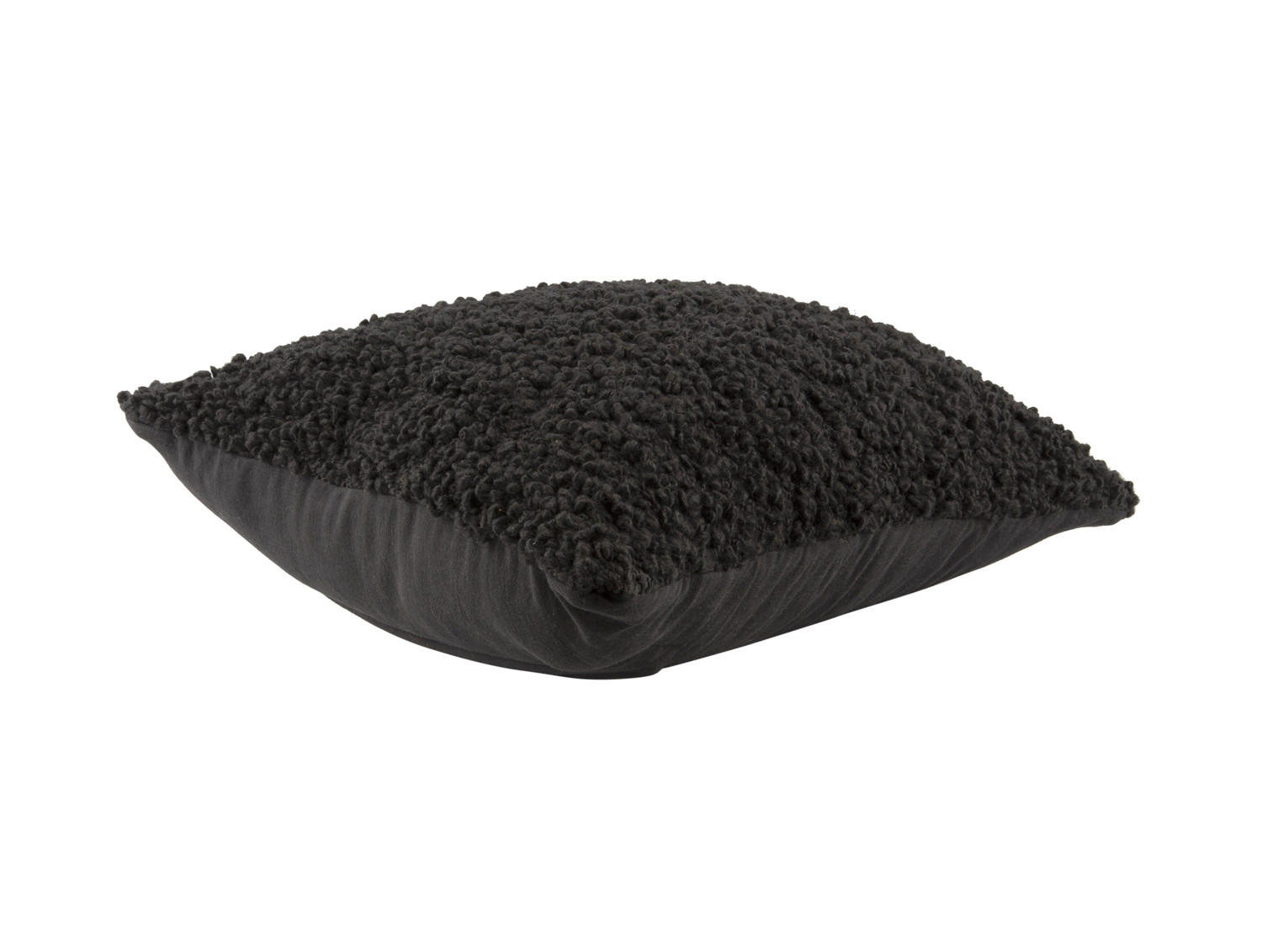 KISSEN Purtiy Schwarz 45/45/5 cm - Schwarz, Textil (45/45cm) - Present Time