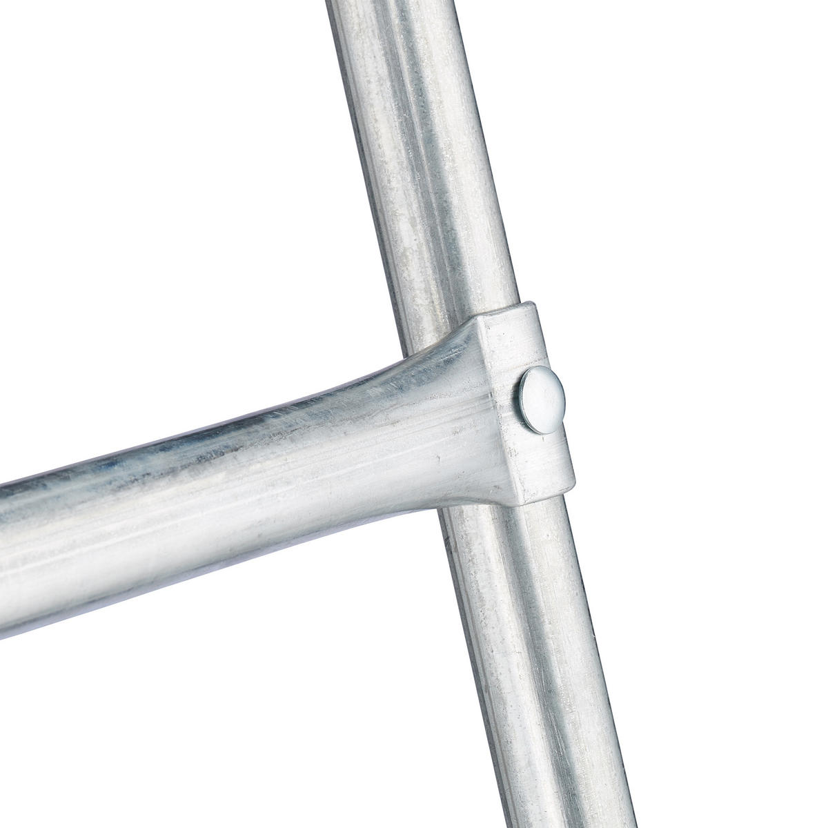 LEITER Trampolin - Silberfarben, Kunststoff/Metall (38/6cm) - Relaxdays