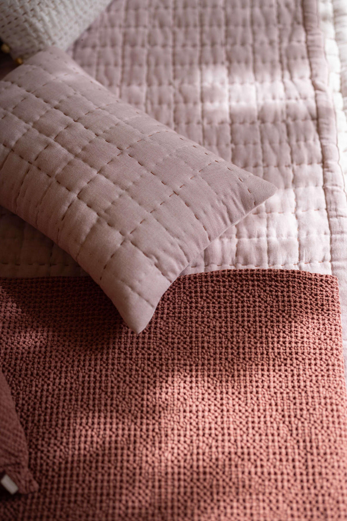 PLAID Cambra terrakotta 140 x 200 cm - Terracotta, Textil (140/200cm) - Vivaraise