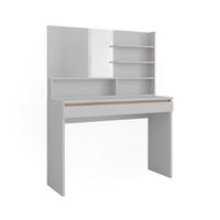 SCHMINKTISCH Emma Weiß 120 cm mit Spiegelregal - Weiß, Holzwerkstoff (120/83/41.8cm) - Vicco