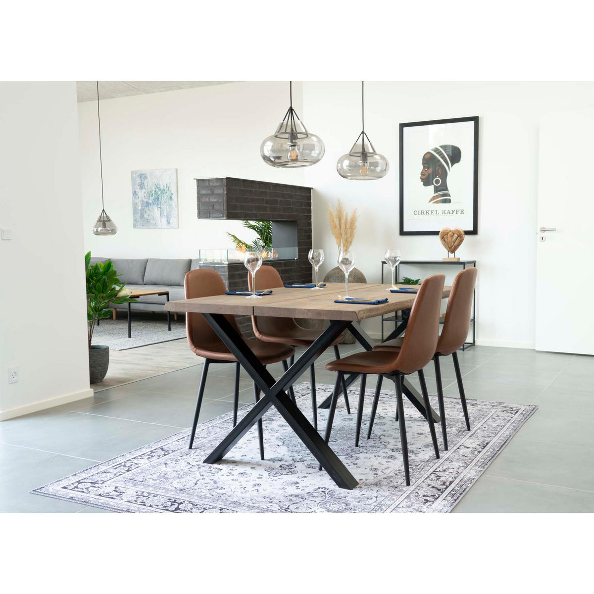 ESSTISCH Eiche Dekor - Eiche Wotan, Holzwerkstoff (140/95/74cm) - ebuy24