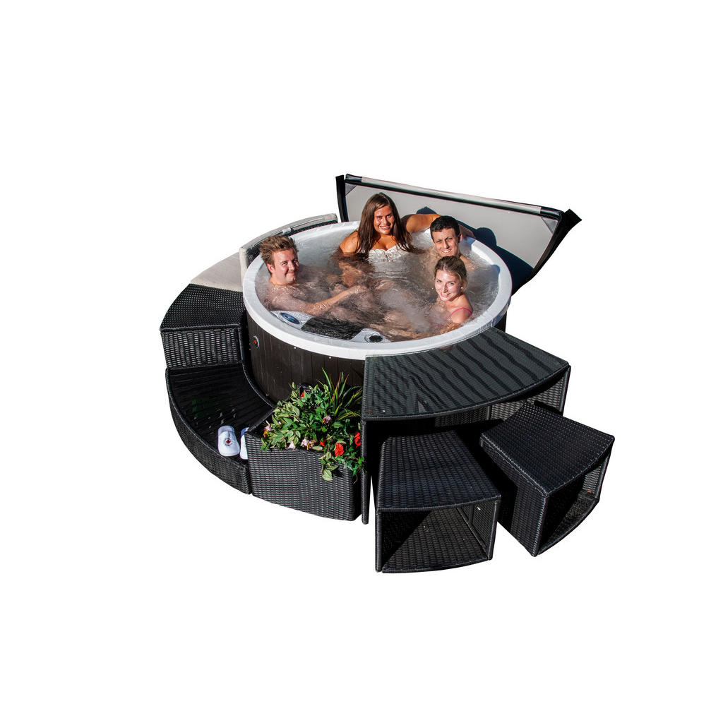 Thumbnail - Canadian Spa Company Whirlpool, Braun, Naturmaterialien, 112x20x50 cm, Freizeit, Pools und Wasserspaß, Poolzubehör