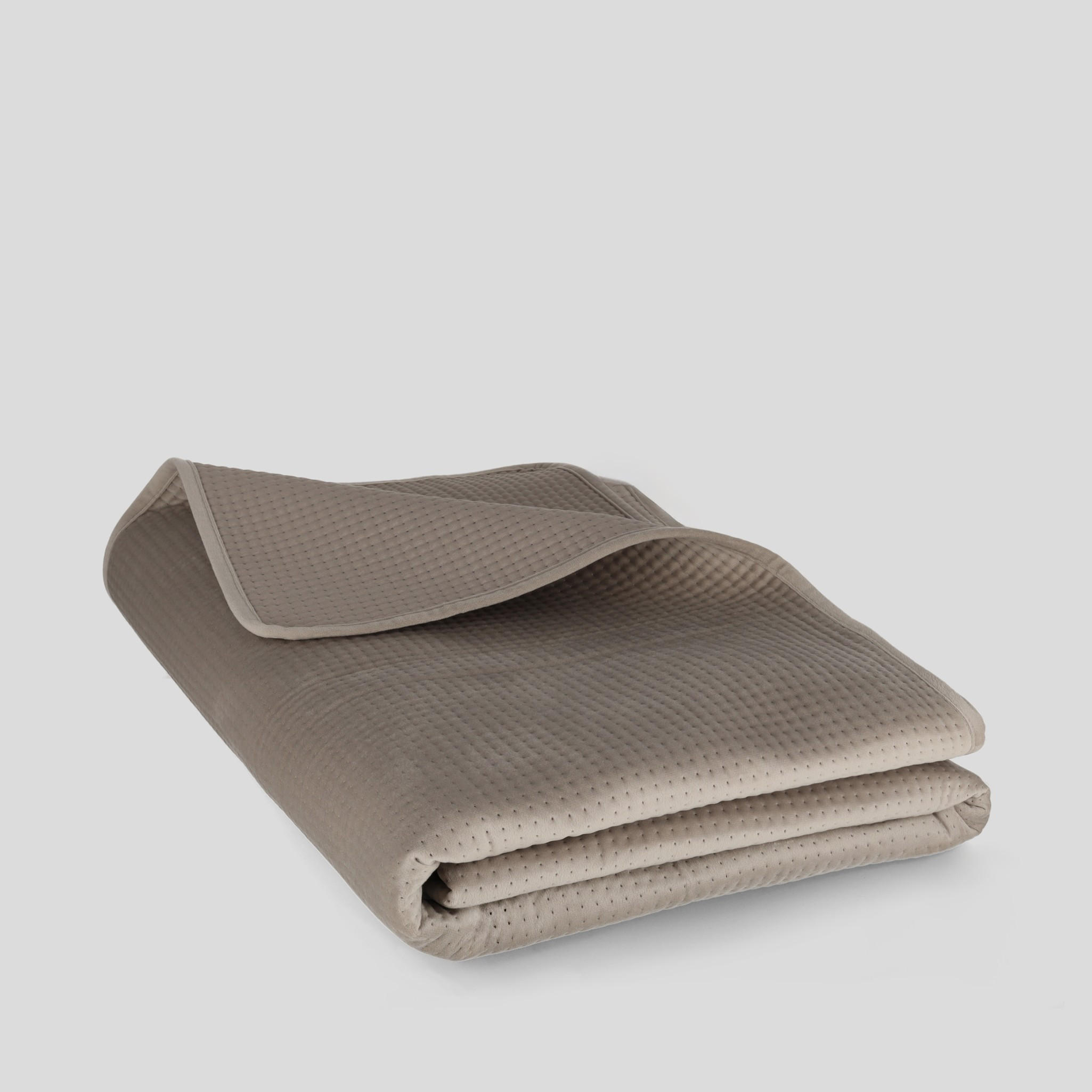 TAGESDECKE Pontoso - Hellbraun, Textil (200/220cm) - home&you