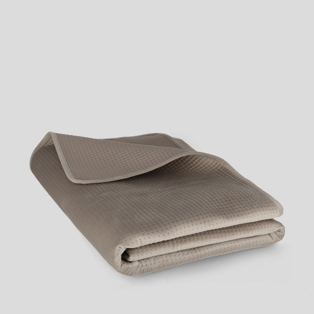TAGESDECKE Pontoso - Hellbraun, Textil (200/220cm) - home&you