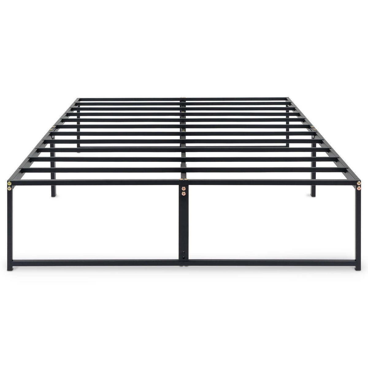 FUTONBETT SOVE 140x190 cm schwarz - Schwarz, Metall (140/190cm) - IDIMEX