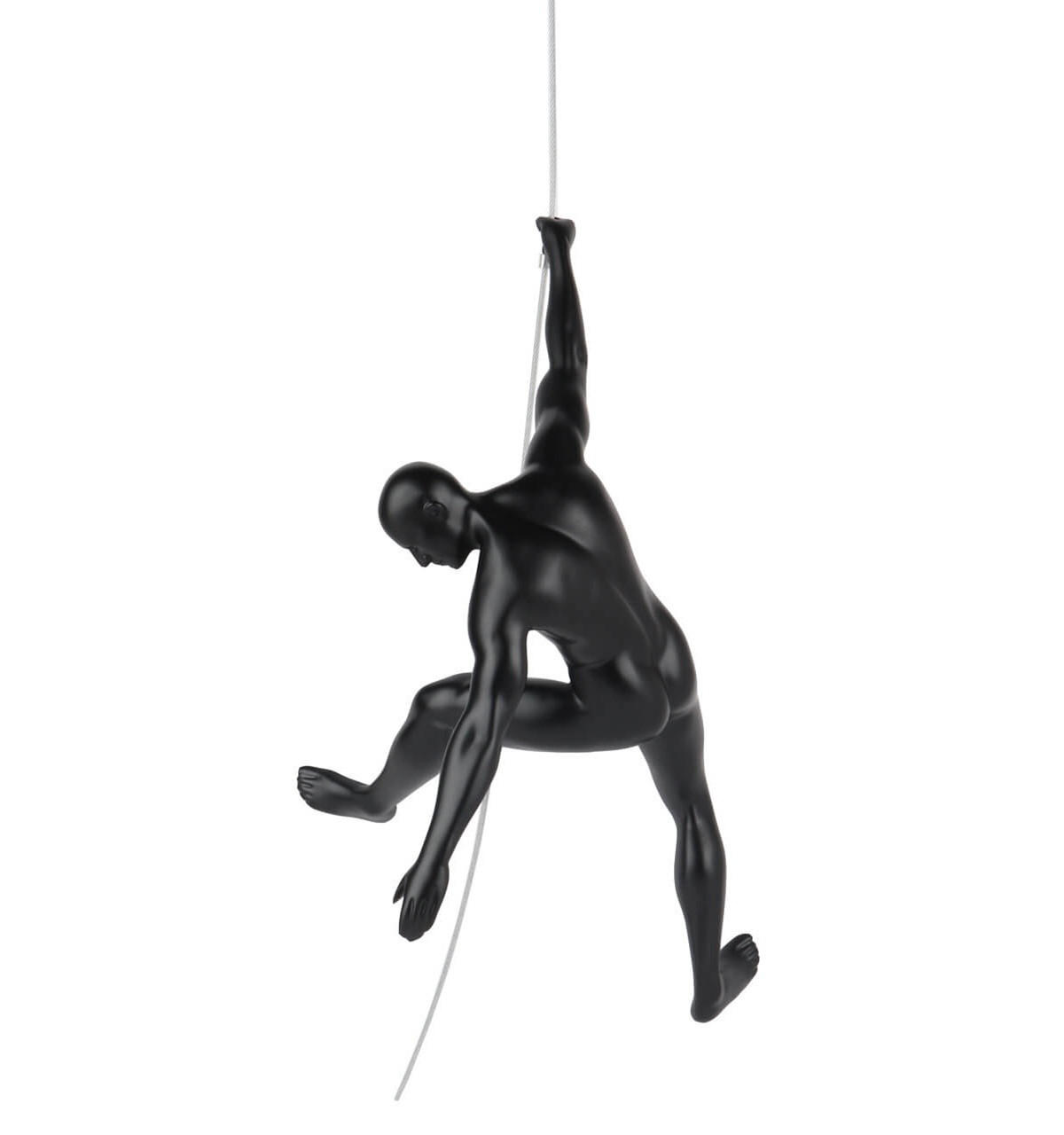 KUNSTLOFT DEKORATIVNÍ SOCHA ČERNÁ, 16/31 CM