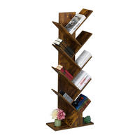 BÜCHERREGAL - Braun, Holzwerkstoff (51/138/25cm) - Relaxdays
