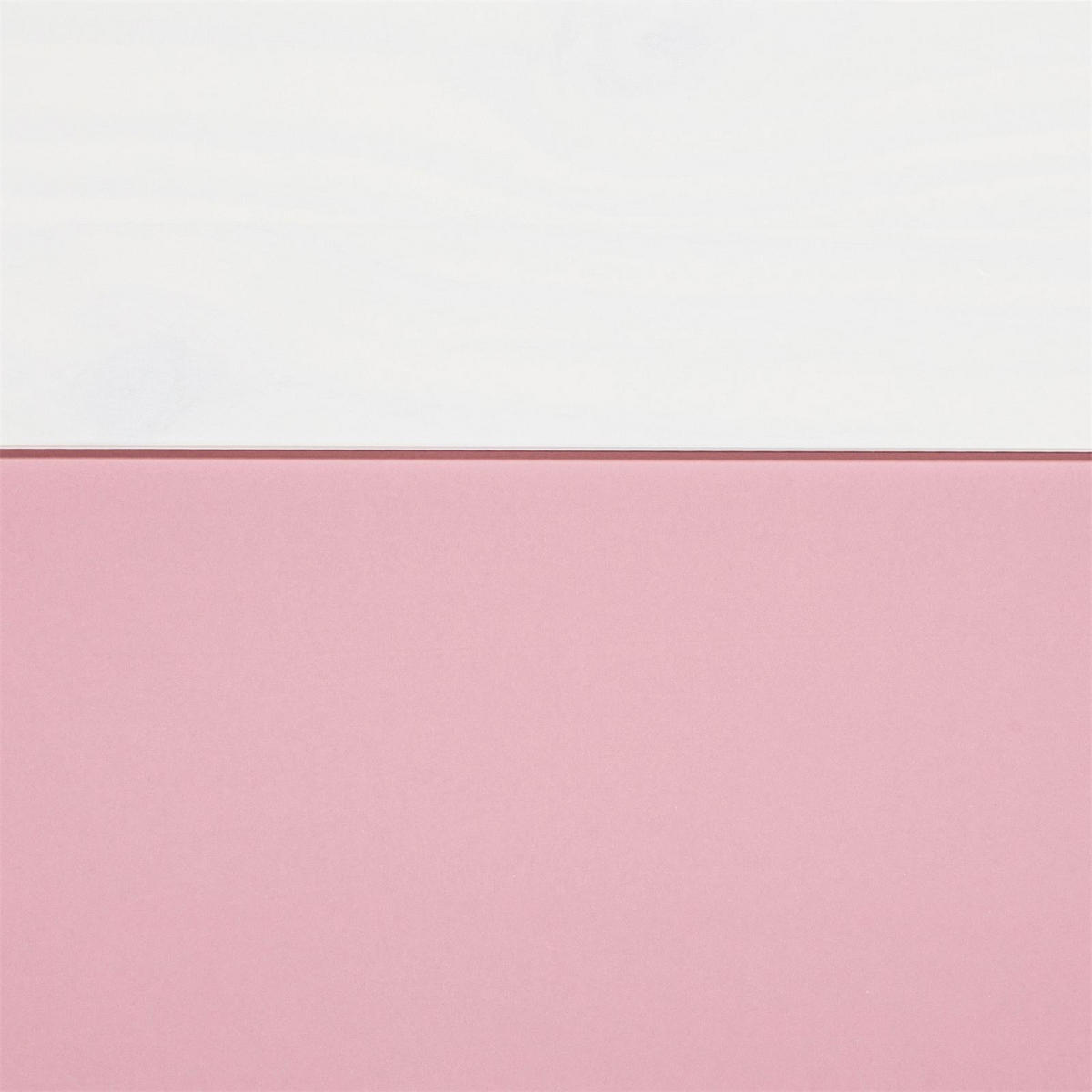 BETT MIA 90x200 cm weiß/rosa - Weiß/Rosa, Holz (99/49/205cm) - IDIMEX