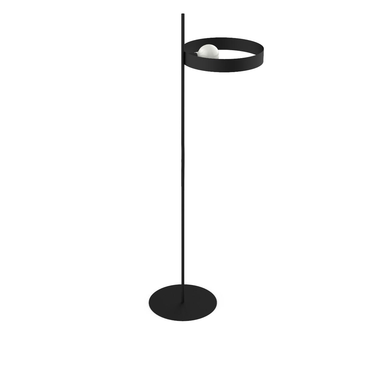 STEHLEUCHTE - Schwarz, Metall (40/40/165cm) - Lumicom