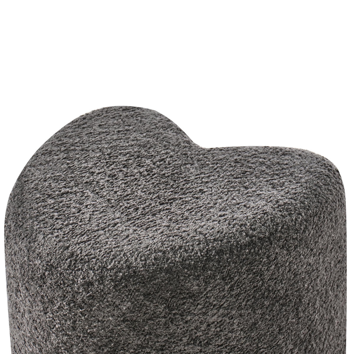 POUF Dunkelgrau Scotia - Dunkelgrau, Textil (40/44/33cm) - Beliani