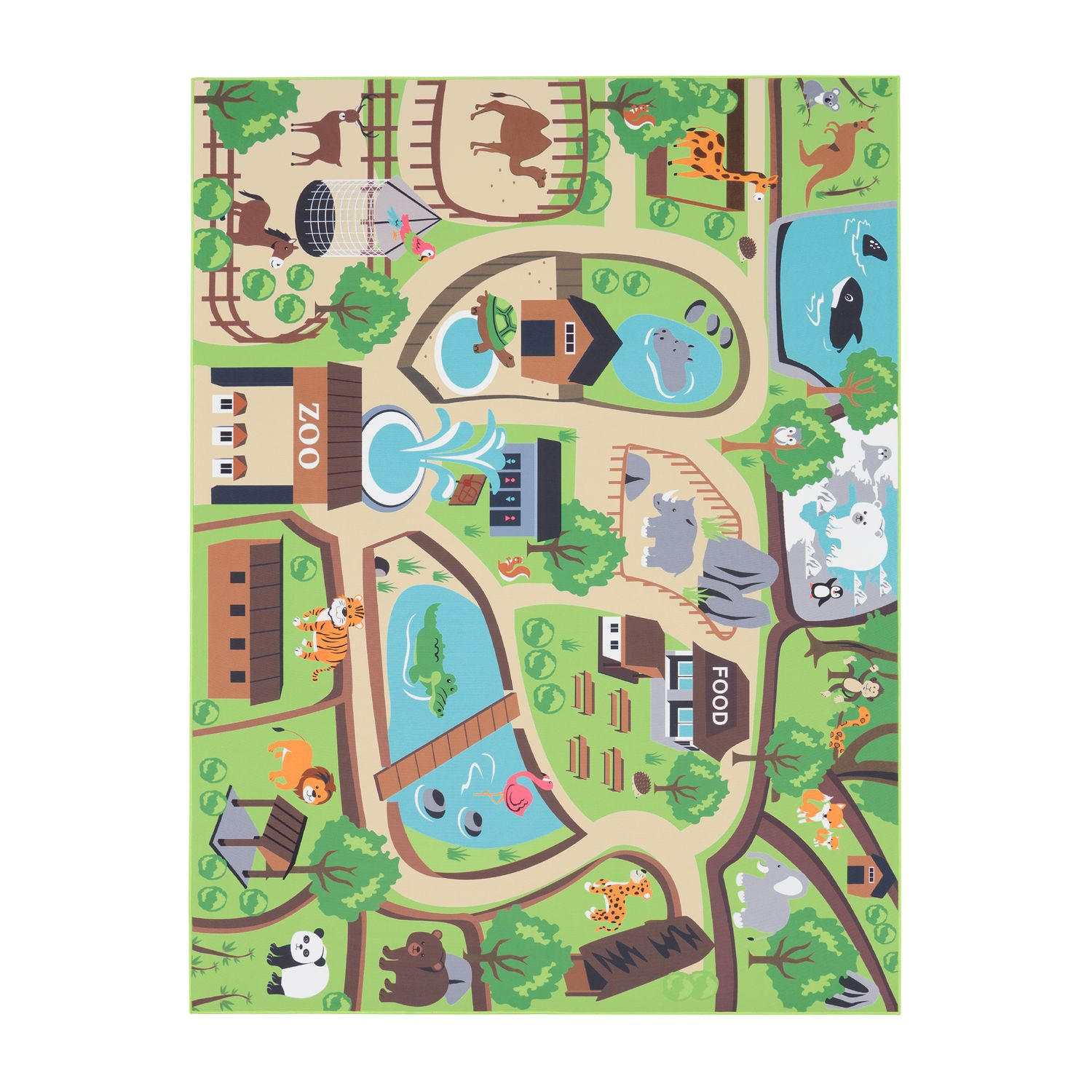 KINDERTEPPICH Beige 200 x 200 cm - Beige, Kunststoff (200/200cm) - TT Home