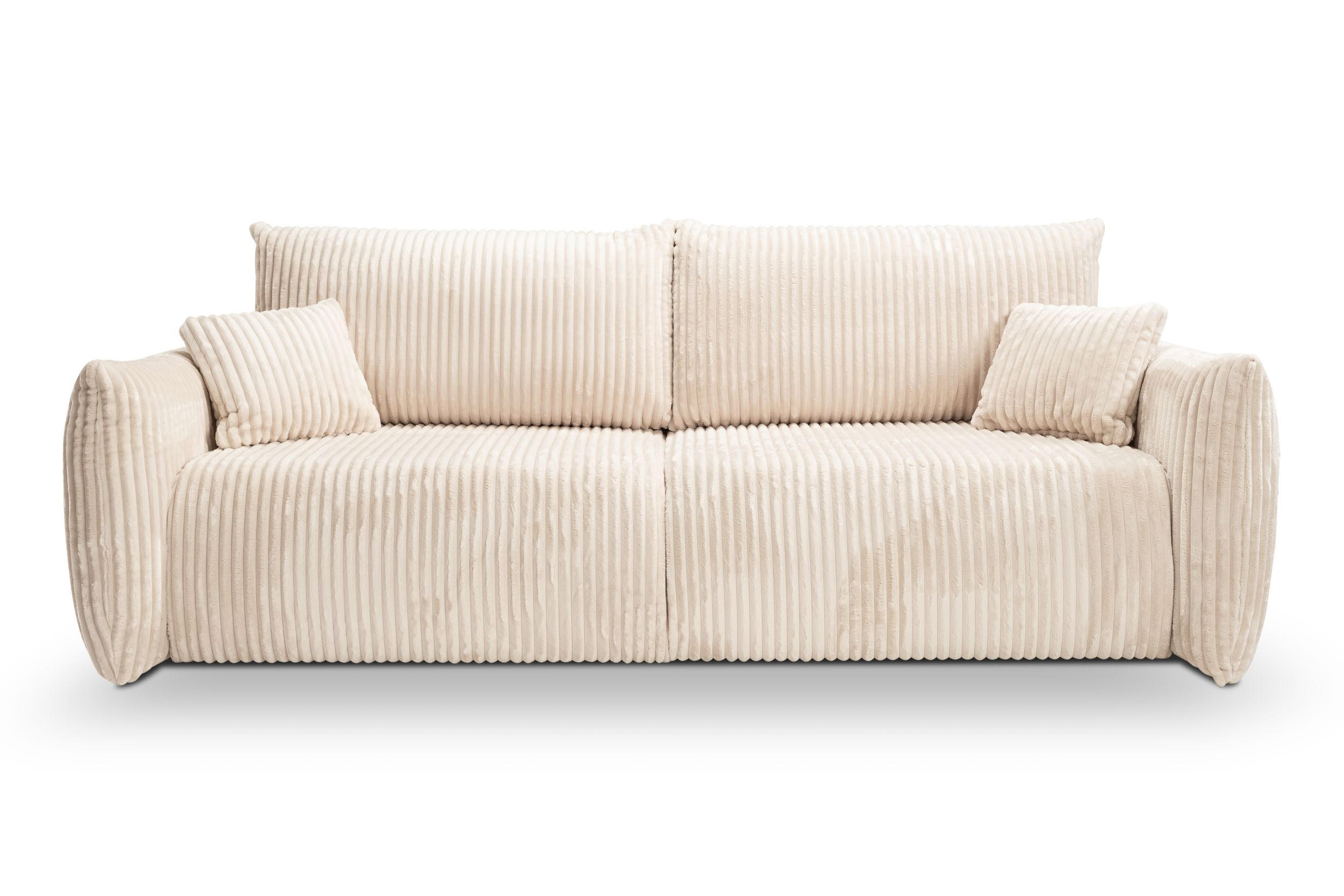 SOFA Hallora - Weiß (Tilia 01) - Weiß, Holzwerkstoff (240/88/108cm) - Möblo