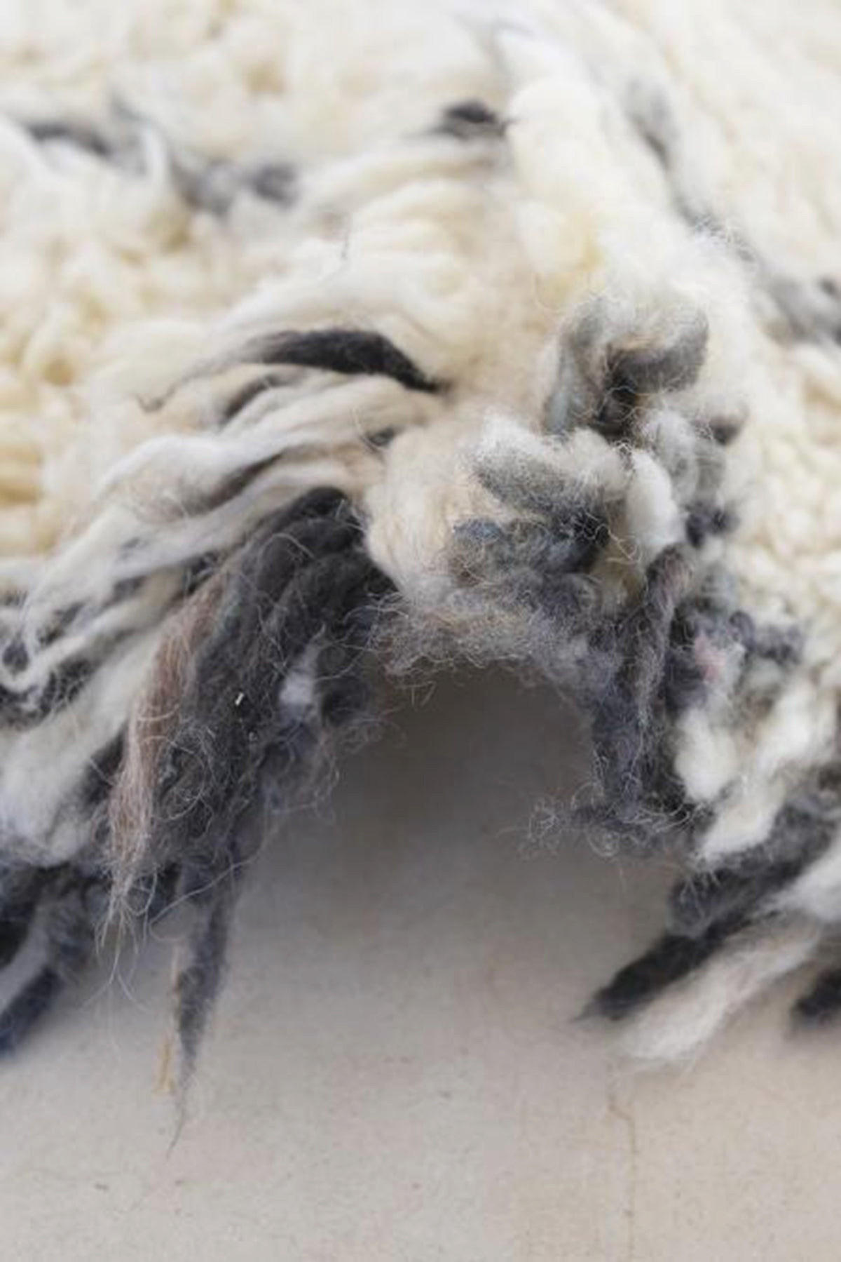 BERBERTEPPICH aus reiner Wolle 170x 340 cm - Weiß, Naturmaterialien (170/340cm) - AFK Living