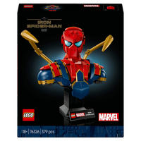 KLEMMBAUSTEINE Iron Spider-Man Büste - Rot, Kunststoff (26.2/6.2/22.2cm) - Lego