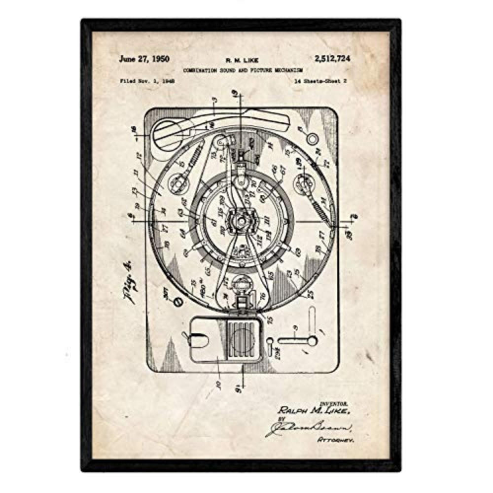 POSTER Ton & Bild Patent A3 Rahmenlos - Klar, Papier (29.7/5/42cm) - Nacnic