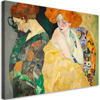 WANDBILD abstrakte frauen g. klimt - Goldfarben, Textil (60/40cm) - Feeby