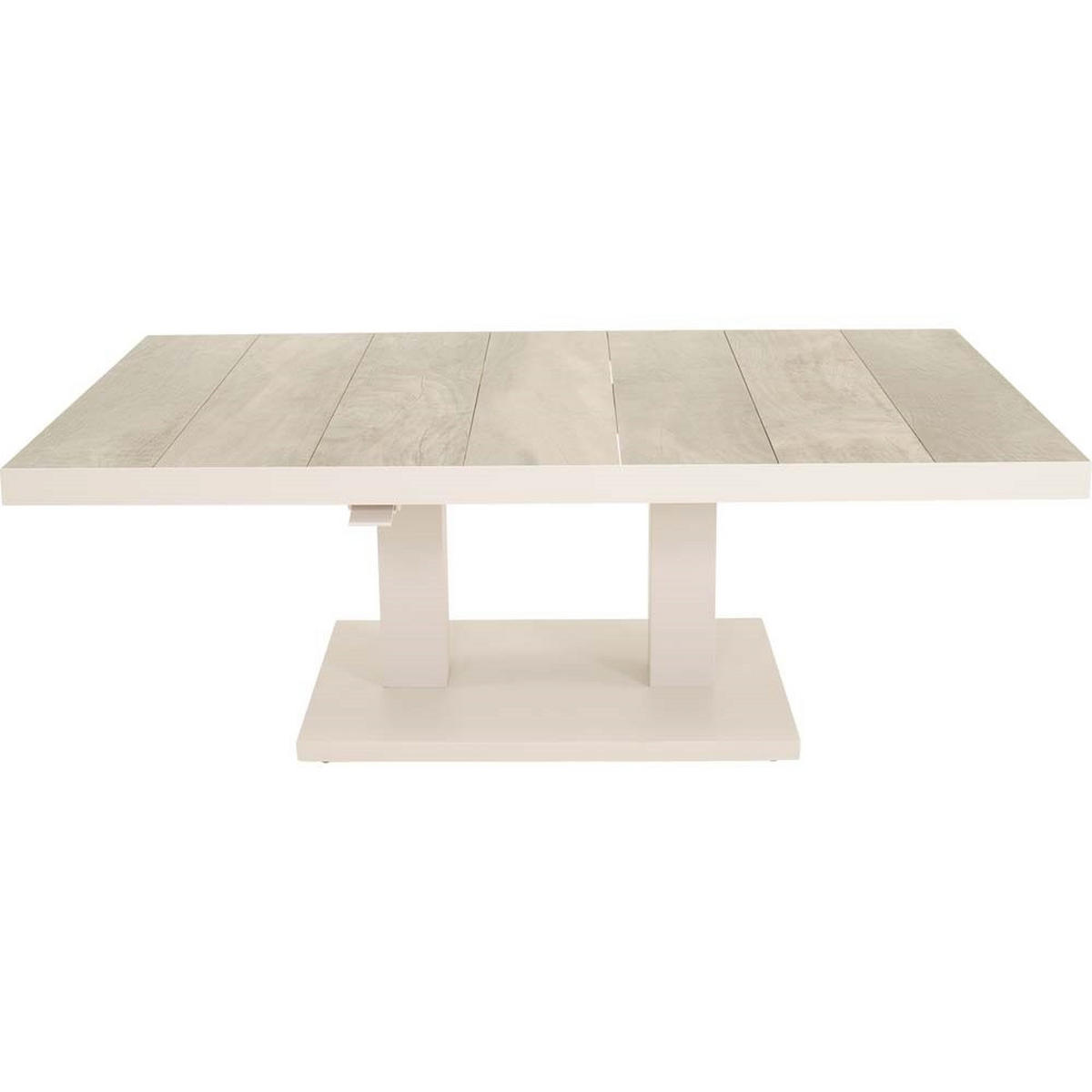GARTENTISCH Prato - Beige - 140/85/50 cm - Beige, Metall (140/85/50cm) - Lesli Living