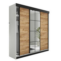 SCHIEBETÜRENSCHRANK LAMARO - 250x205x59cm - Weiß & Eiche Craft Gold - Honigeiche/Weiß, Holzwerkstoff (250/205/59cm) - Kier Furniture