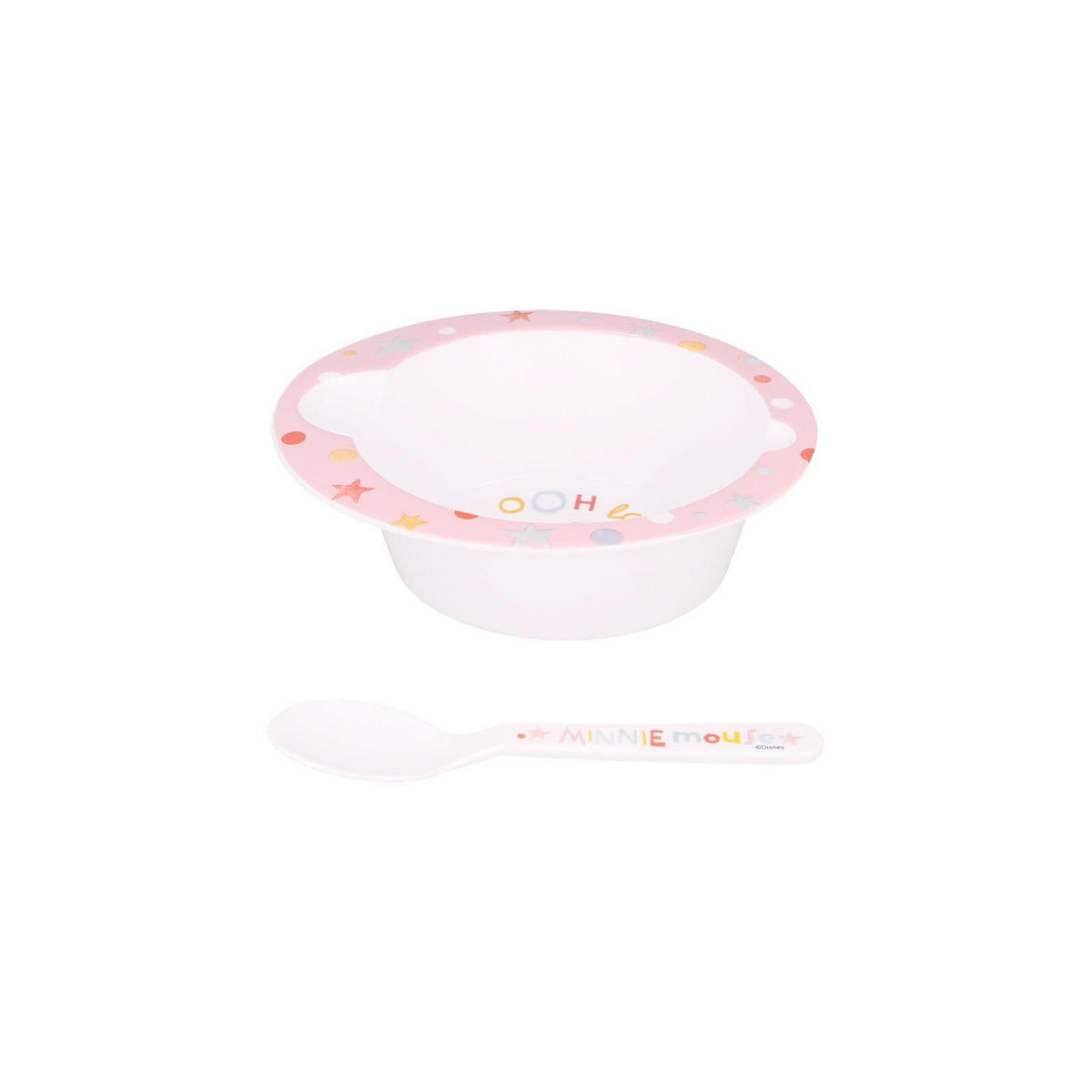 KINDERGESCHIRR Minnie Indigo Dreams hellrosa 2er Set - Hellrosa, Kunststoff (5.3/2.5/7.5cm)