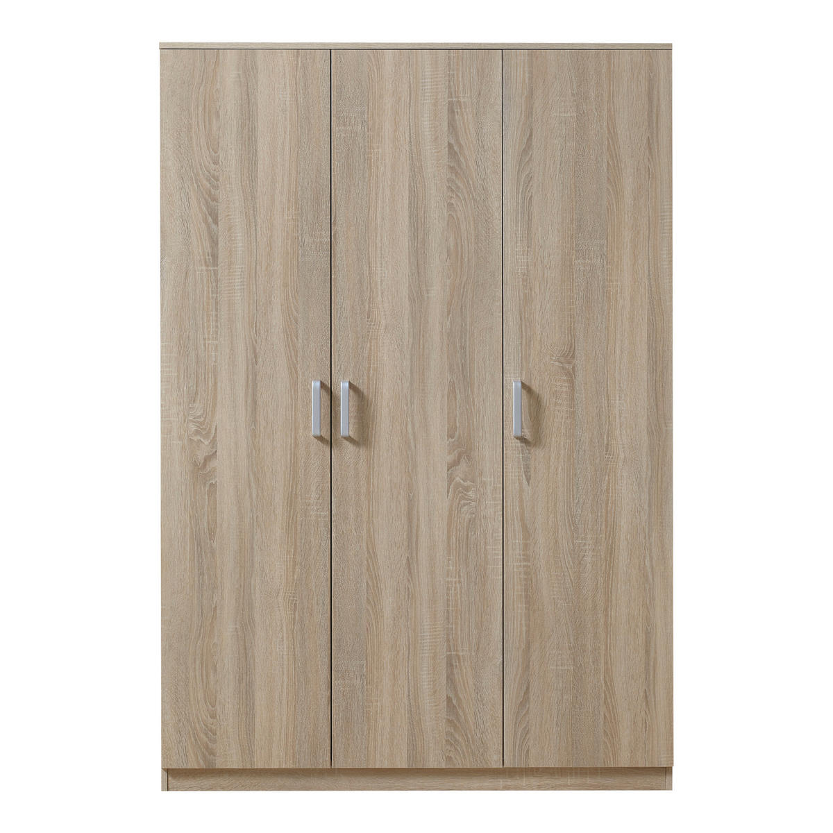 KLEIDERSCHRANK Bodolz - Sonoma Eiche, Holzwerkstoff (120/176/52cm) - [en.casa]