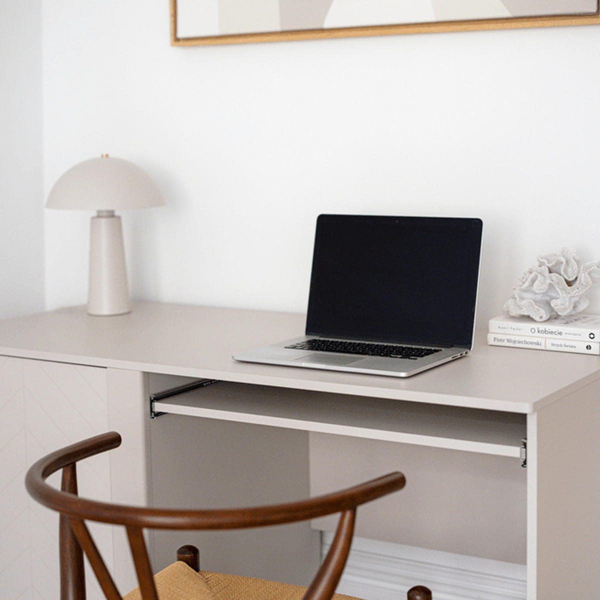 SCHREIBTISCH Malumi MM-9 135 x 60 x 77,5 cm Kaschmir - Kaschmir, Holzwerkstoff (60/135/77.5cm) - Koseto