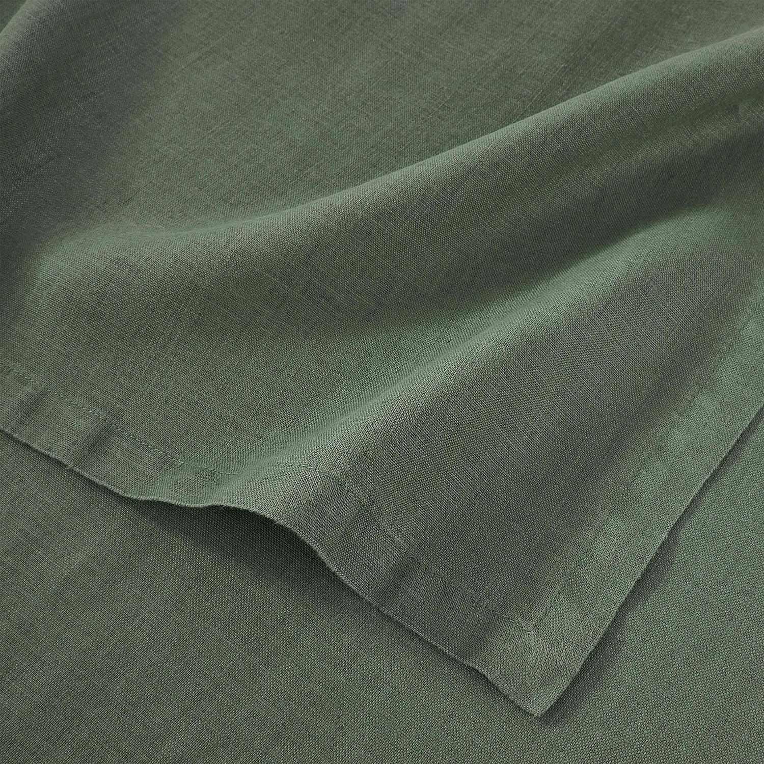 TISCHDECKE Riga - Dunkelgrün, Textil (160/160cm) - BUTLERS