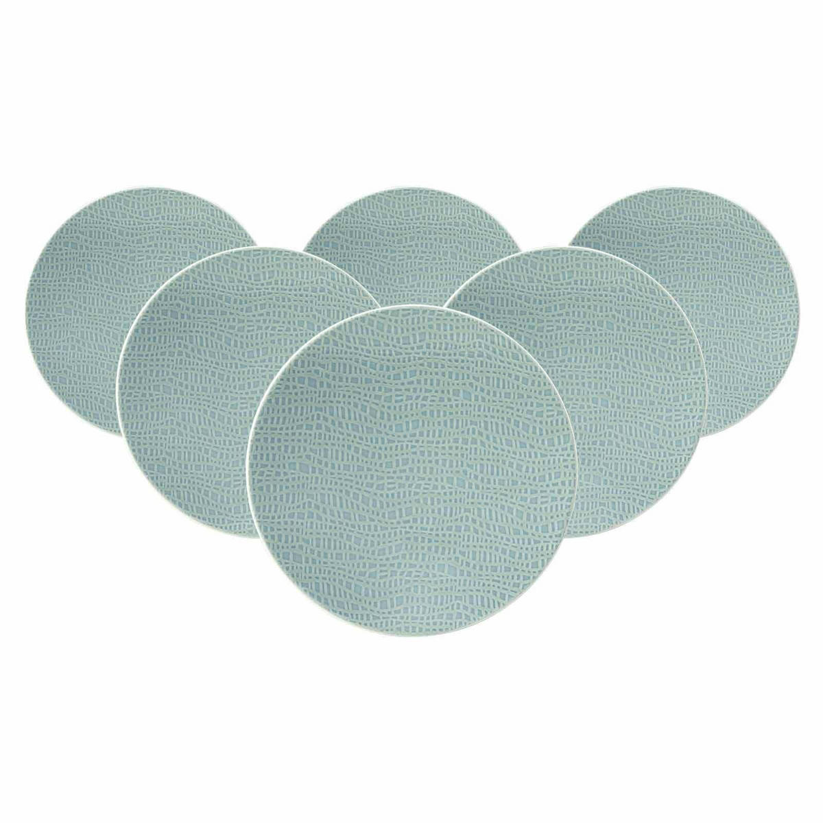 BROTTELLER Life Fashion Green Chic ø 16,5 cm 6er Set - Grün, Keramik (16.5cm) - Seltmann Weiden