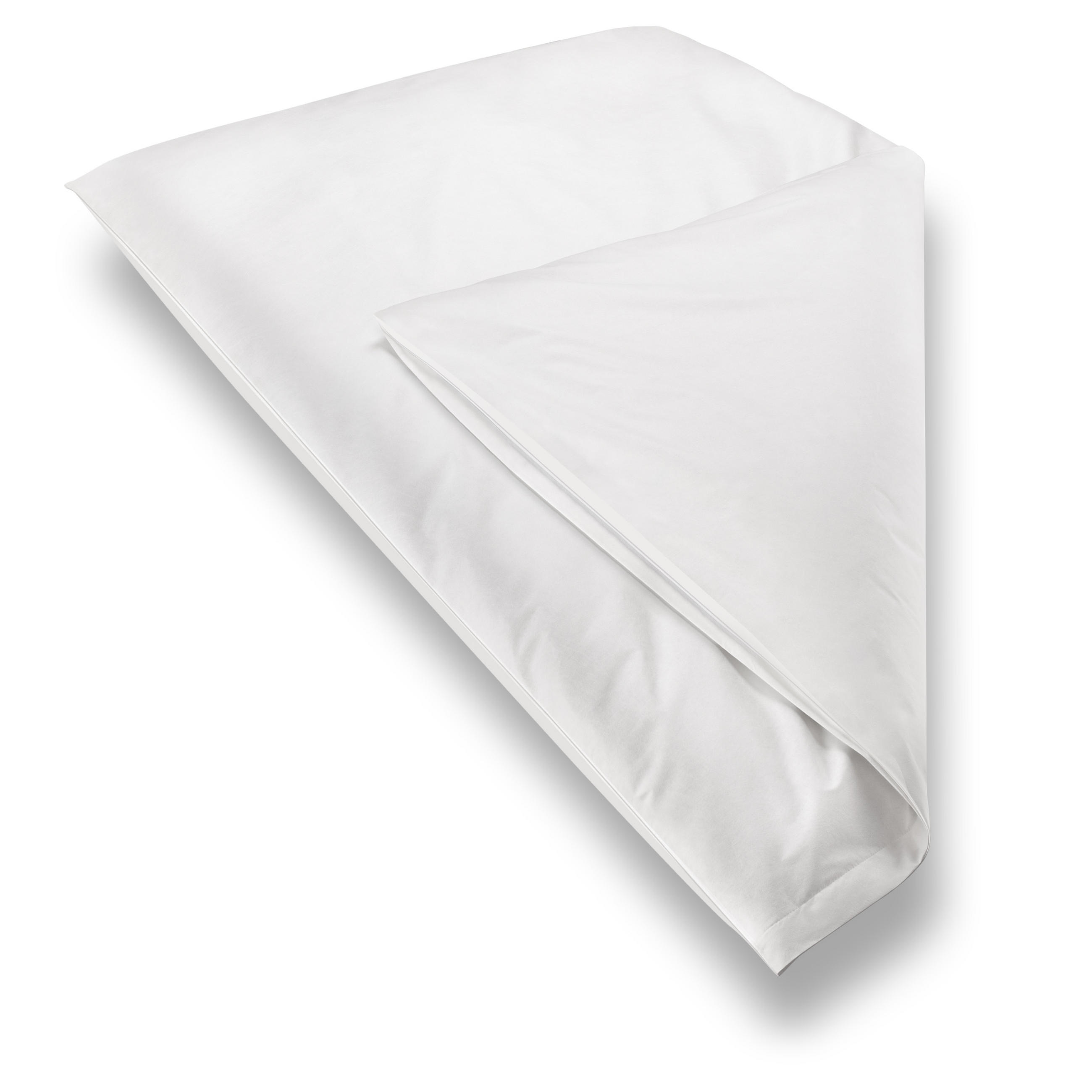 MILBENBEZUG-DECKE Ronja 100/135cm - Weiß, Textil (135/100cm) - Blumtal