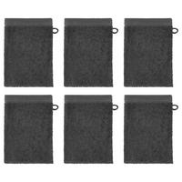 WASCHHANDSCHUH (6er Set) Fabulous - Schwarz, Textil (15/21cm) - Butlers