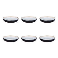 SUPPENTELLER Iris Ø22,5cm - 6er-Set - Elfenbeinweiß - Weiß, Keramik (22.5cm) - Björn