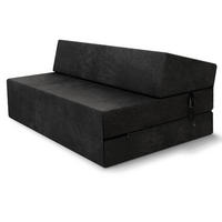 KLAPPMATRATZE SUZI MAXI - Schwarz, Textil (120/200cm) - FDM