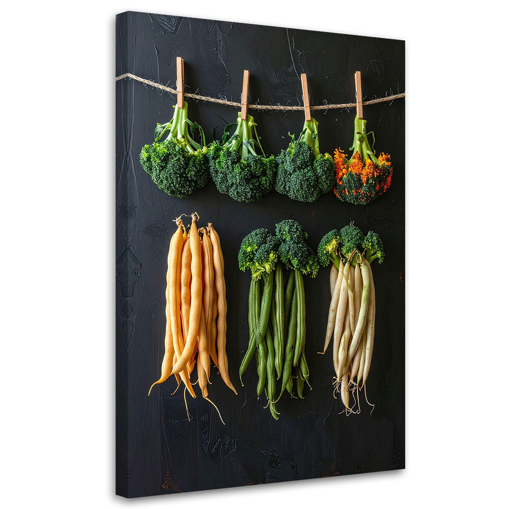 Feeby Leinwandbild Mehrfarbig 70x100 cm
