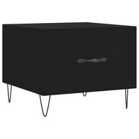 COUCHTISCH Schwarz 50x50x40 cm Holzwerkstoff - Schwarz, Holzwerkstoff (50/50/40cm) - furnicato