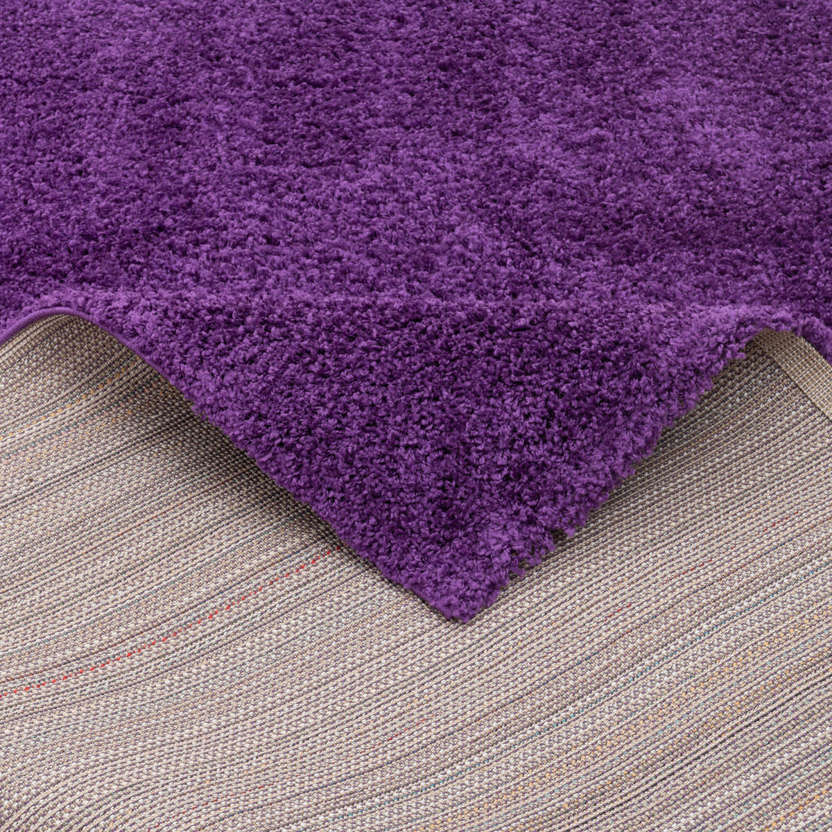 HOCHFLOR LANGFLOR SHAGGY TEPPICH FLUFFY - Lila, Textil (120/170cm) - Pergamon