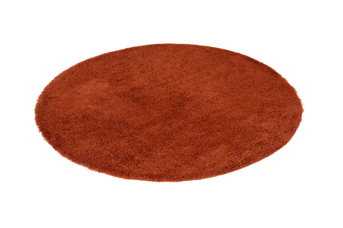 TEPPICH ESSENCE ROUND Terracota 240/240 cm - Orange, Textil (240/240cm) - Tapiso