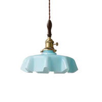 LED-HÄNGELEUCHTE Blau 4W 25/25/18-150 cm - Blau, Metall (25/25/18cm) - Authentics