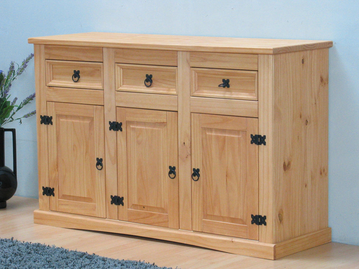 SIDEBOARD natur - Braun, Holzwerkstoff (132/84/44cm) - ebuy24